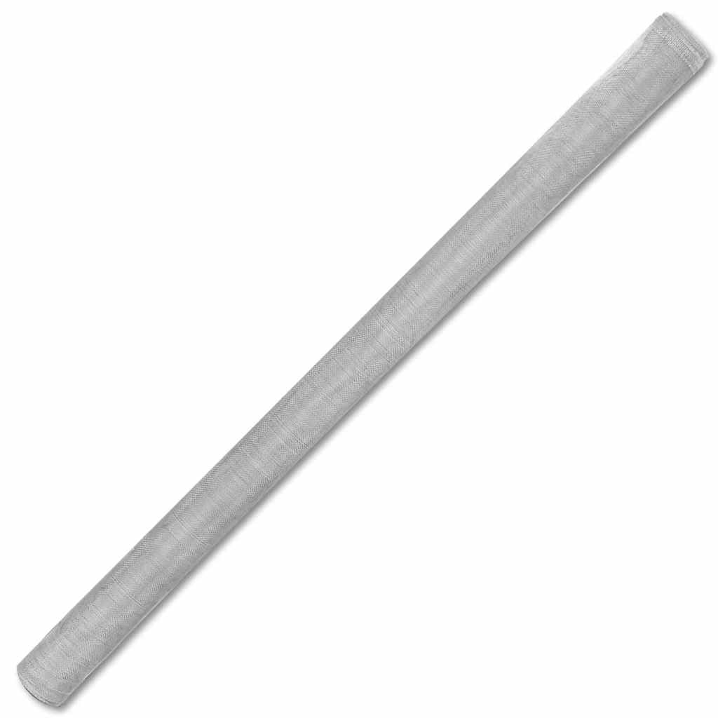 Aluminum Mesh Screen 39.4x196.9 Inches Silver D47947