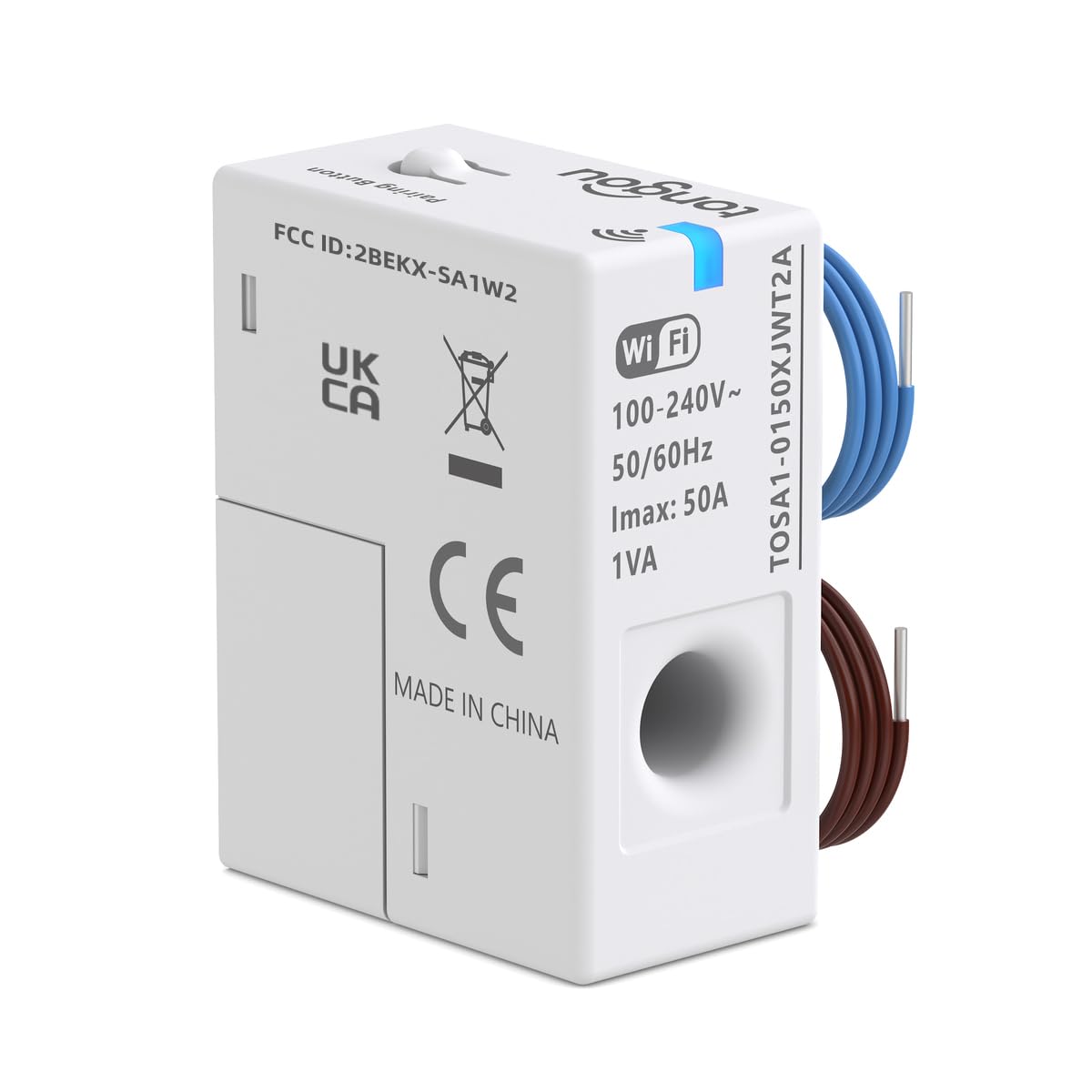 WiFi Smart Home Energy Monitor 1-50A 100-240VAC Current Transformer M869279