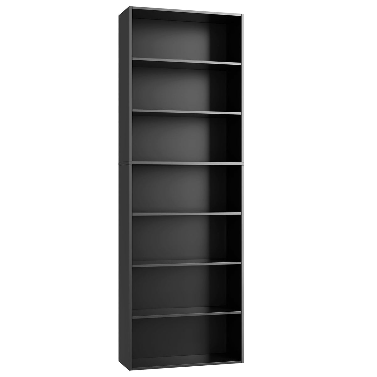 Black 7-Tier Bookshelf Q55974