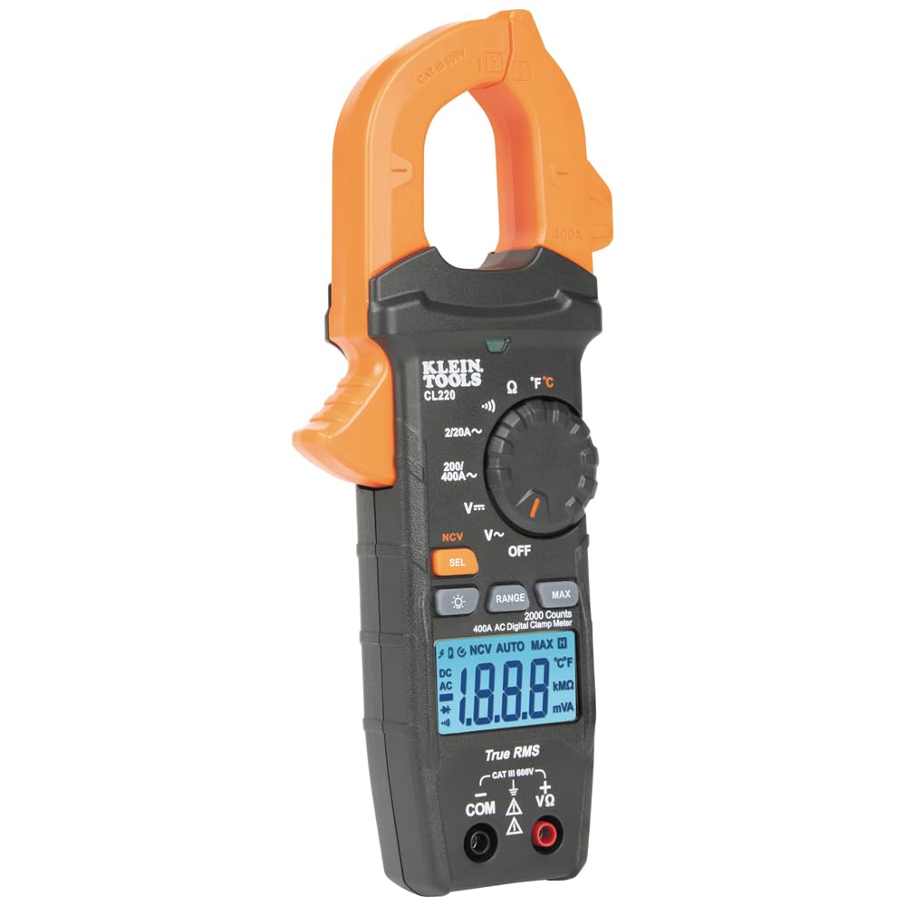 Digital Clamp Meter, Auto-Ranging 400 Amp AC P96994