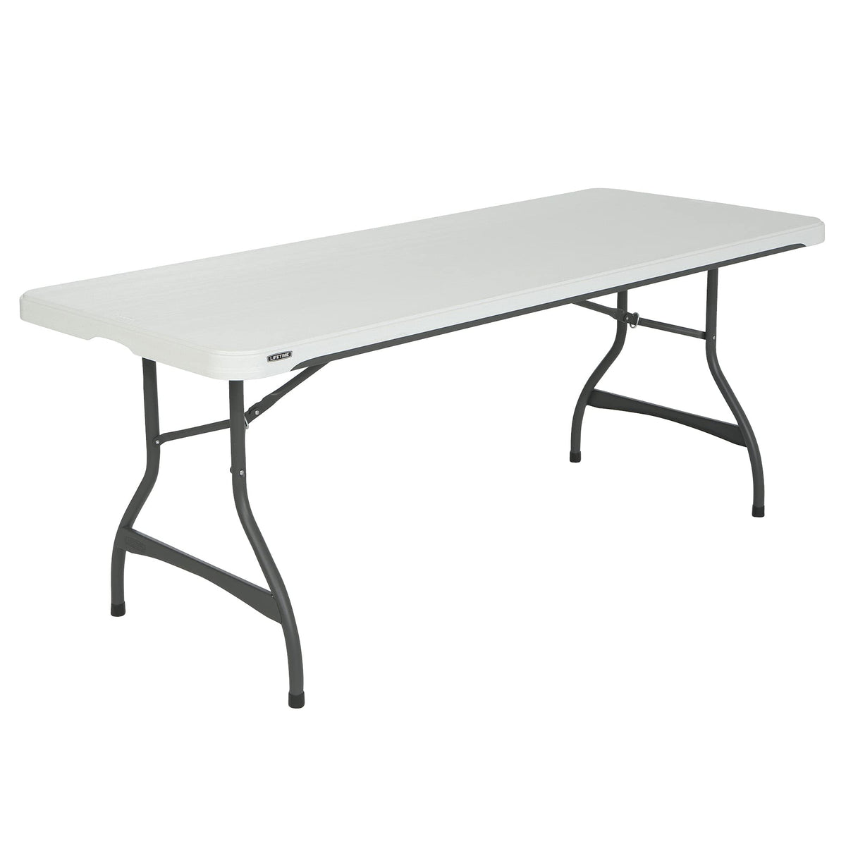 White Stackable Folding Table B1186
