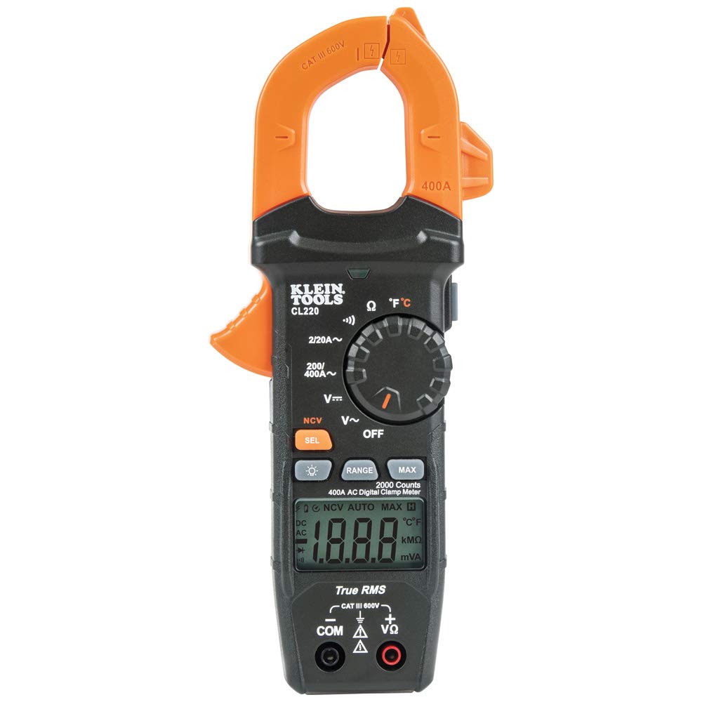 Digital Clamp Meter, Auto-Ranging 400 Amp AC P96994