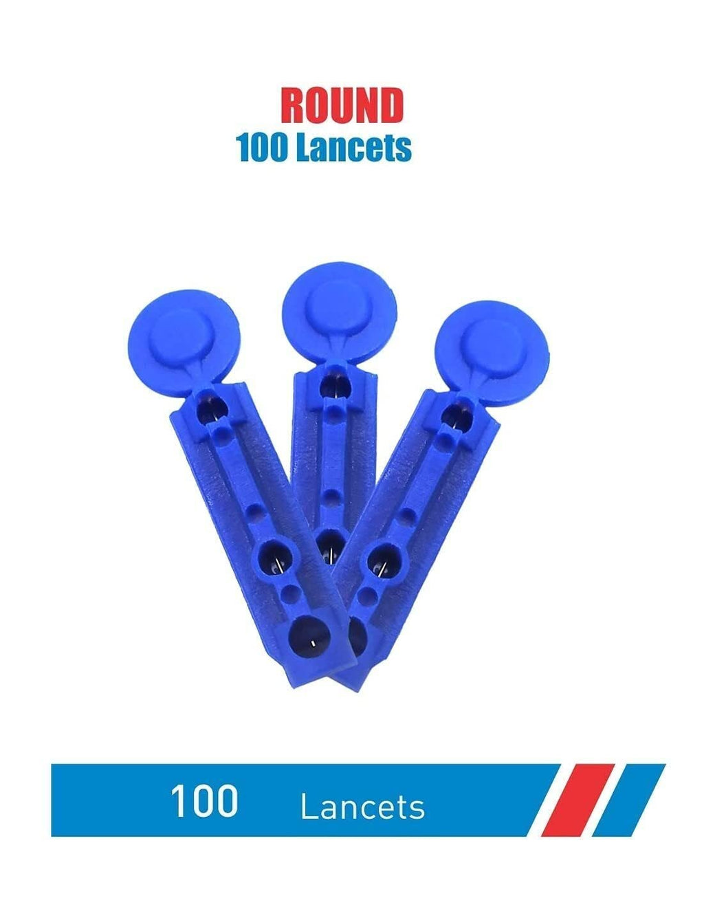 Blood Lancets 100 Round Needles Pack of 400 T828