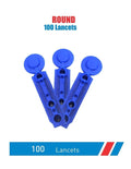 Blood Lancets 100 Round Needles Pack of 400 T828