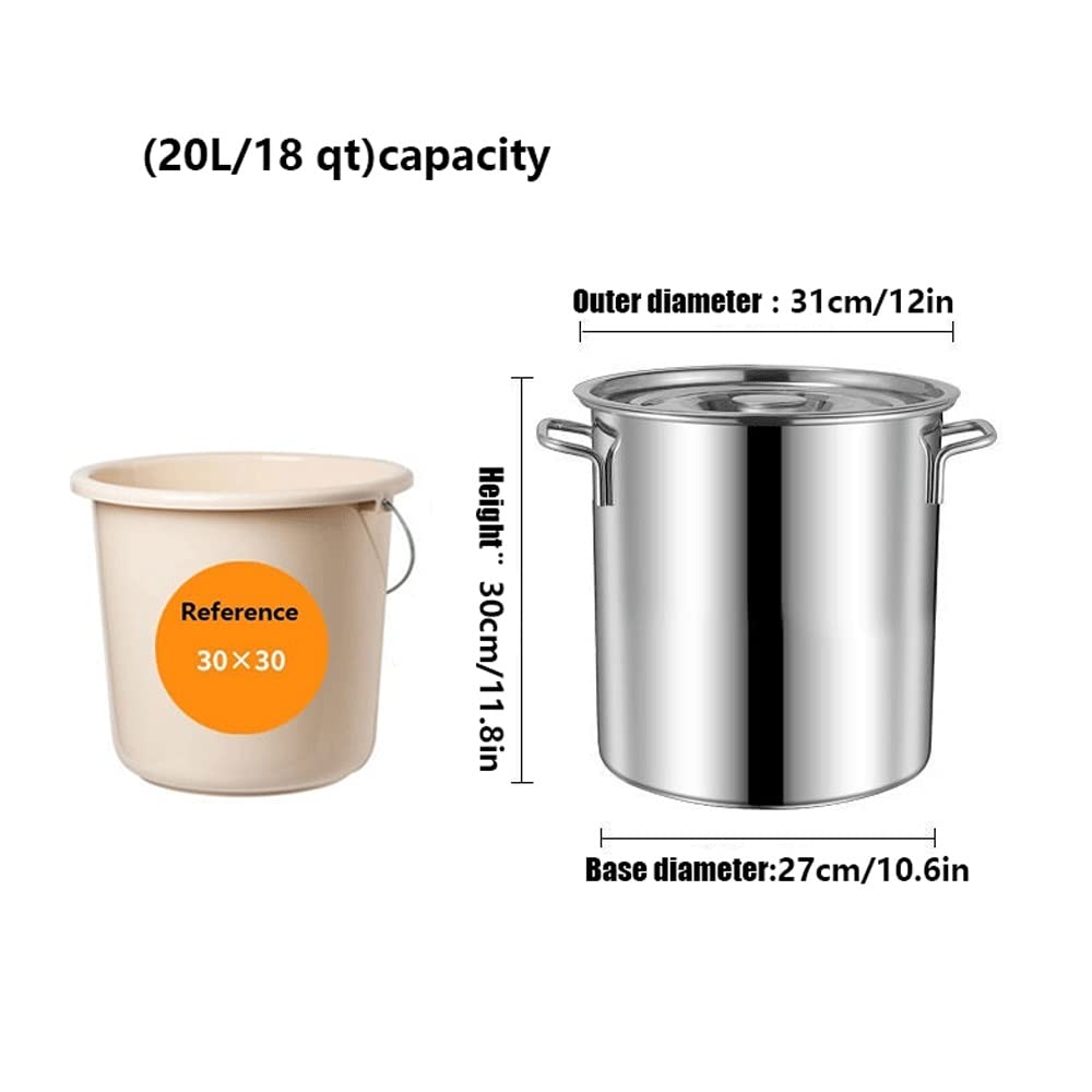 Stainless Steel 40 Quart Stock Pot with Lid O923862