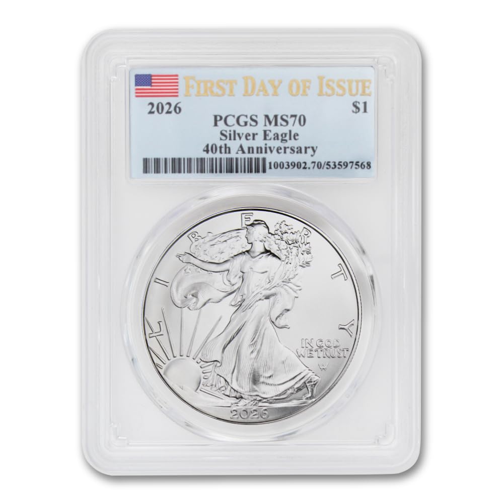 1 oz American Silver Eagle Coin MS-70 J850490