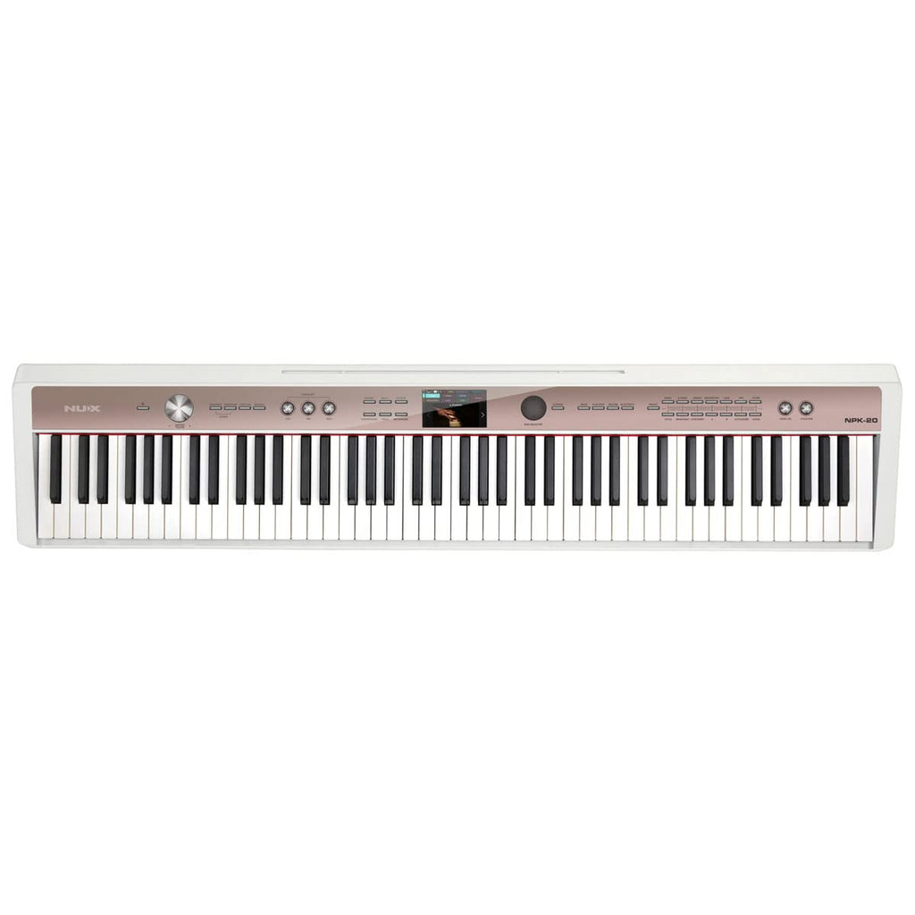 White 88-Key Portable Digital Piano A884127