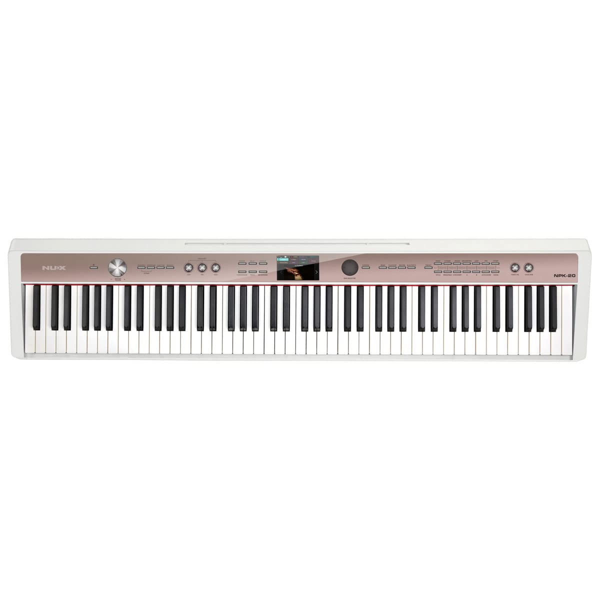 White 88-Key Portable Digital Piano A884127