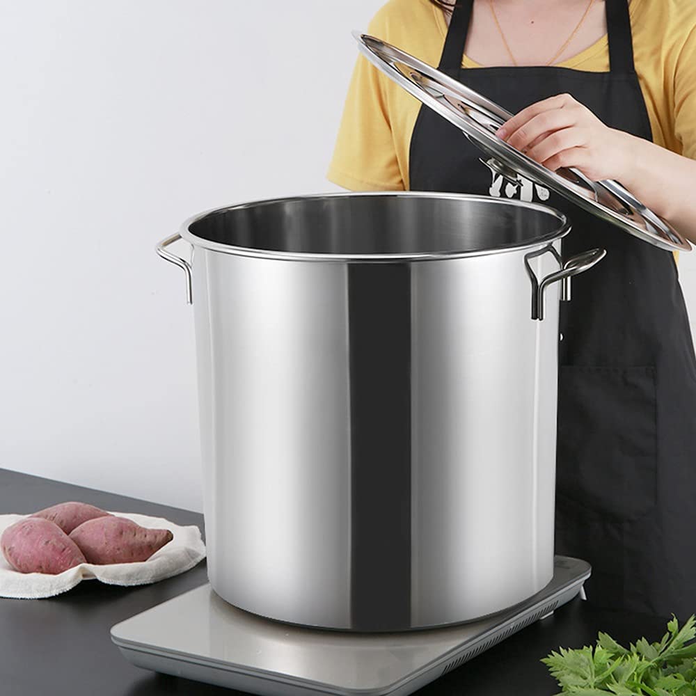 Stainless Steel 40 Quart Stock Pot with Lid O923862