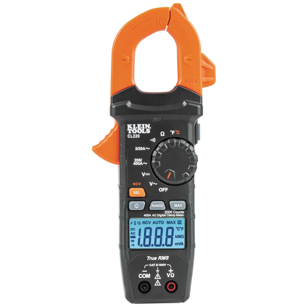 Digital Clamp Meter, Auto-Ranging 400 Amp AC P96994