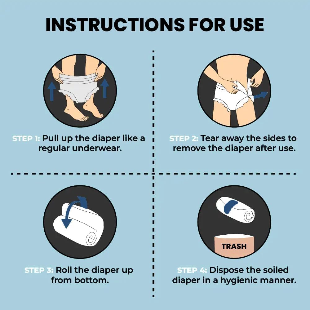 X-Large Disposable Incontinence Pull-Ups 16 Count K725662