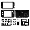 NEW 3DS XL LL Housing Shell Replacement Middle Frame Case with Stylus Touch Pen Black R9421