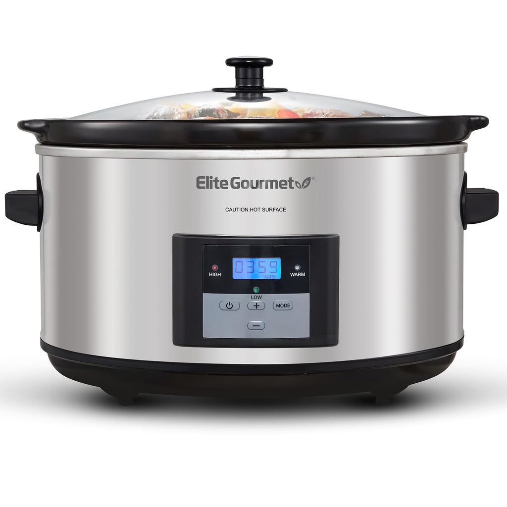 Digital 8.5 Qt Stainless Steel Slow Cooker O2298