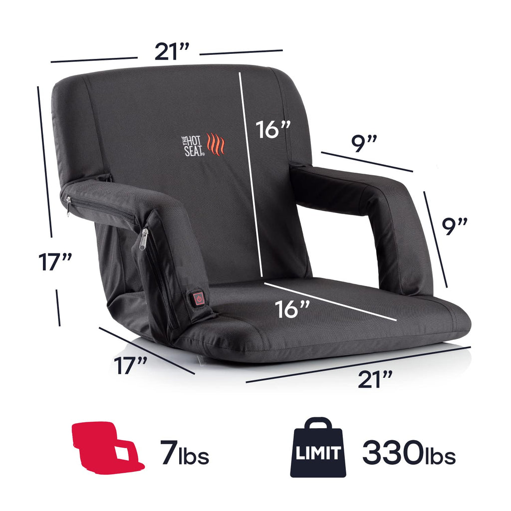 Portable Heated Stadium Seat for Bleachers A8144