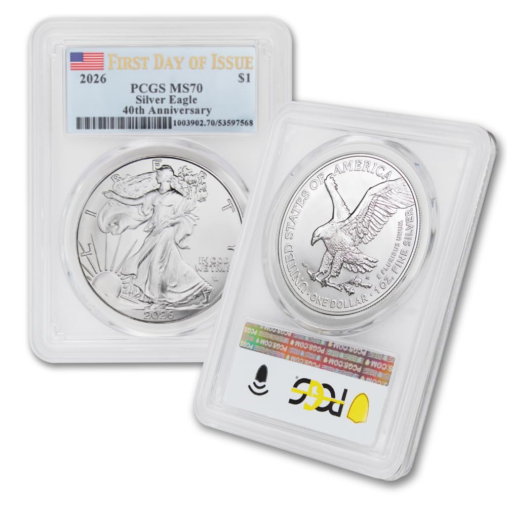 1 oz American Silver Eagle Coin MS-70 J850490