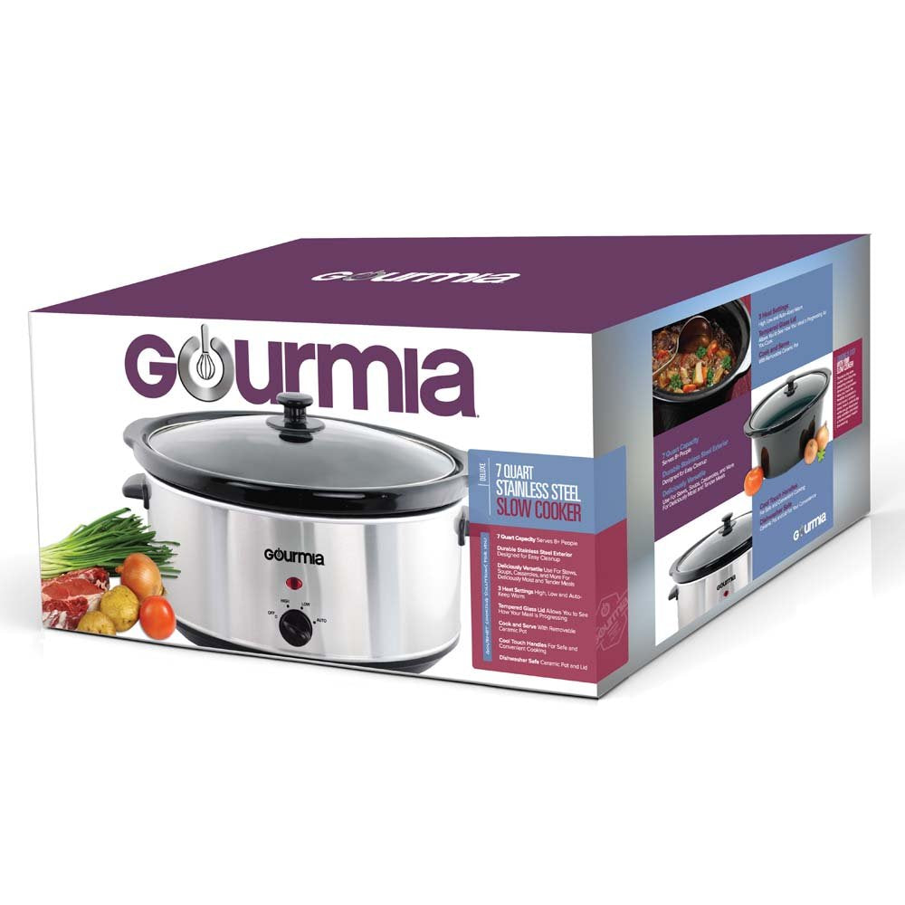 7 Qt Stainless Steel Slow Cooker I750834