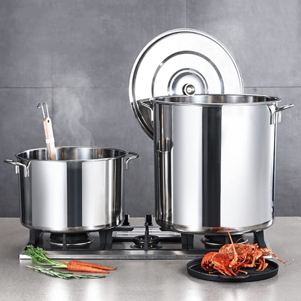 Stainless Steel 40 Quart Stock Pot with Lid O923862