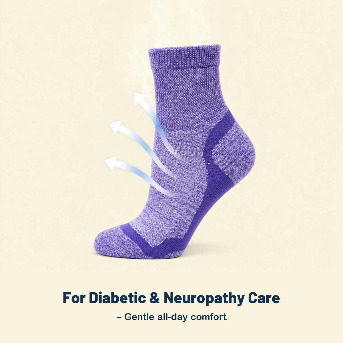 Bamboo Viscose Diabetic Socks G340
