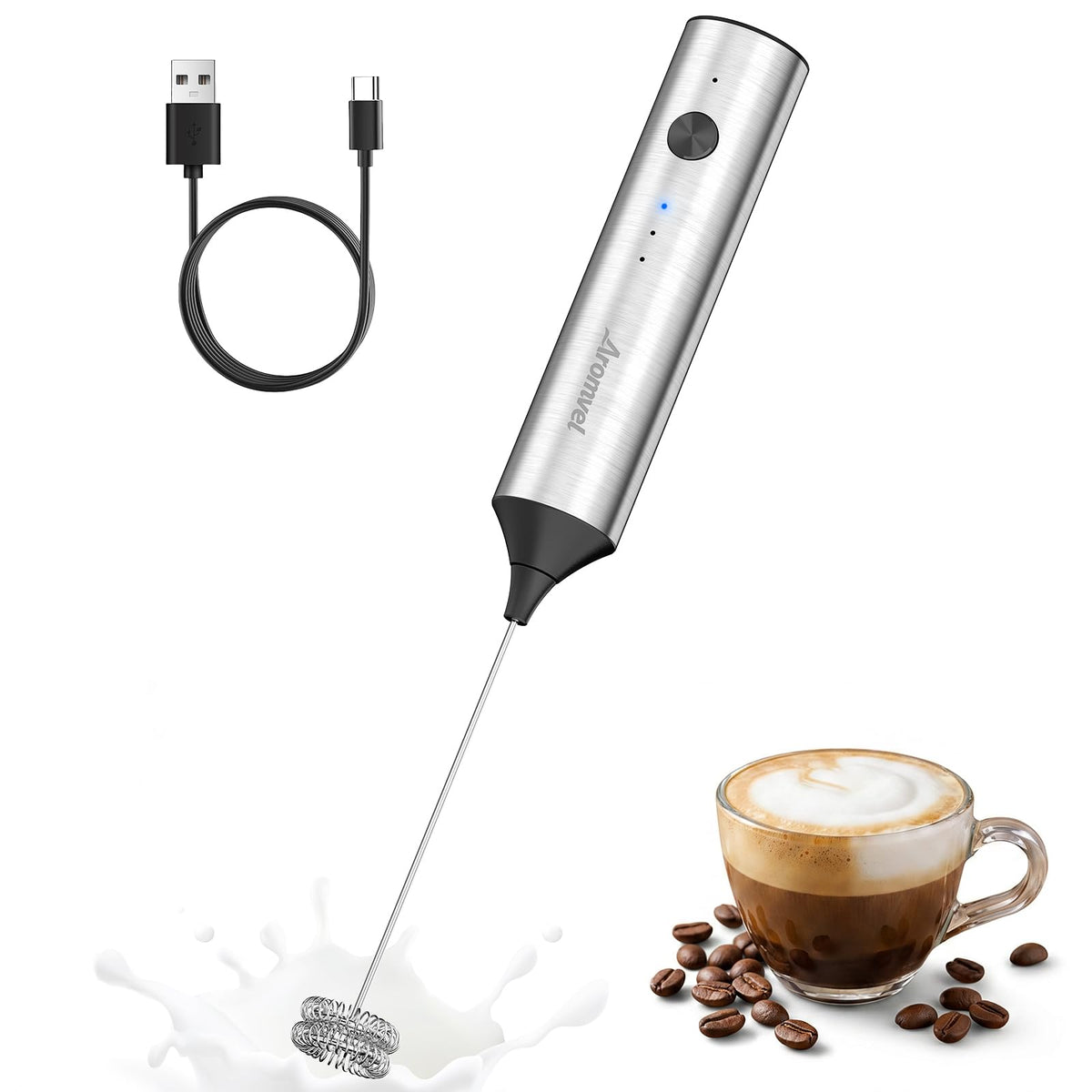 Rechargeable Handheld Milk Frother P2474