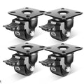 2-Inch Heavy Duty Casters Set of 4 with Brake X49172