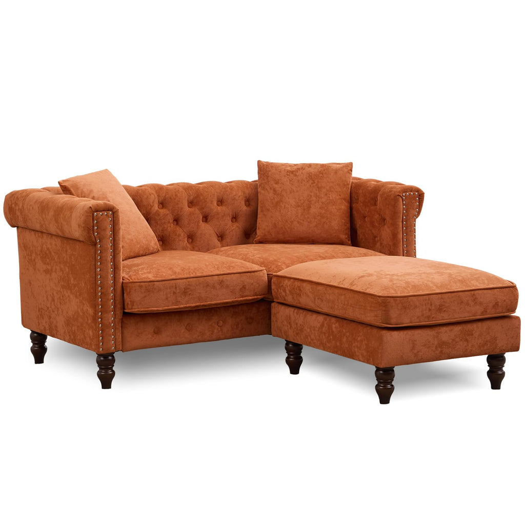 62" Velvet Sofa I800