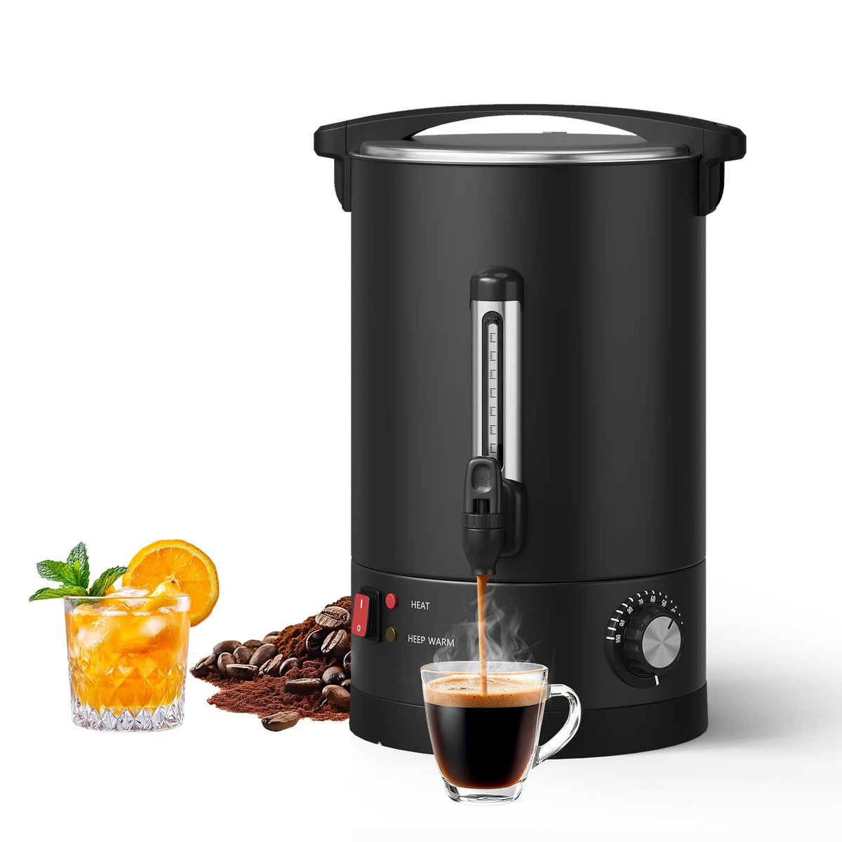 12 L Double Wall Stainless Steel Coffee Urn U69934