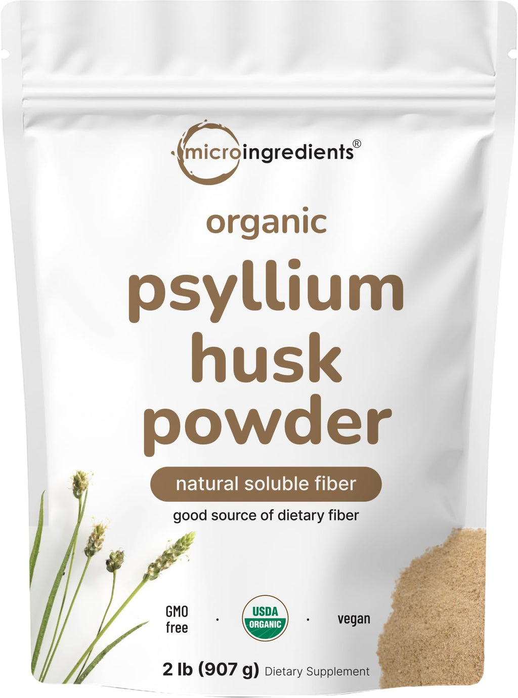 Organic Psyllium Husk Powder 2lbs F18402