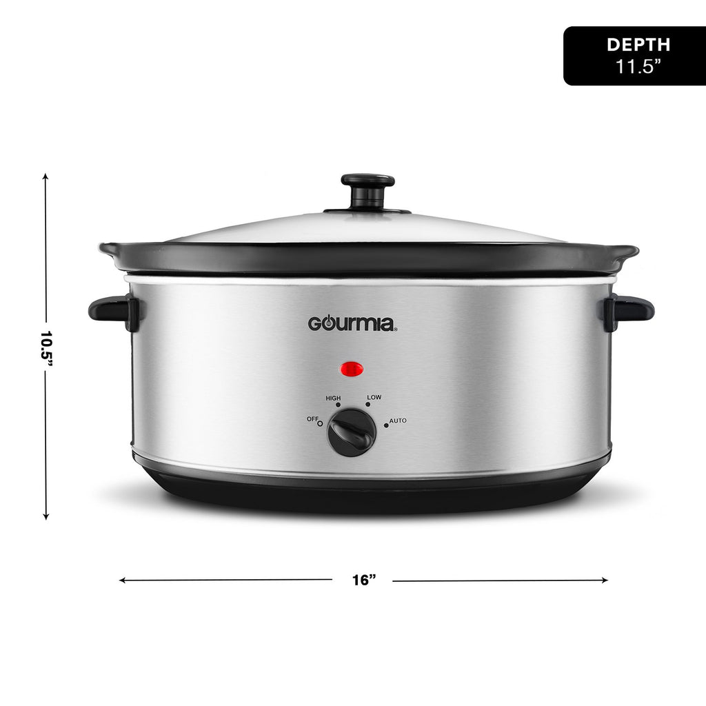 7 Qt Stainless Steel Slow Cooker I750834