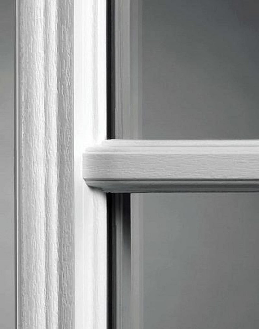 Primed Fiberglass 9 Lite Prehung Door 32" x 80" P985360