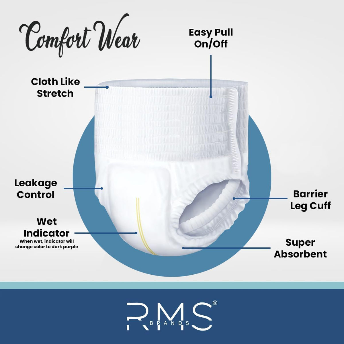 X-Large Disposable Incontinence Pull-Ups 16 Count K725662