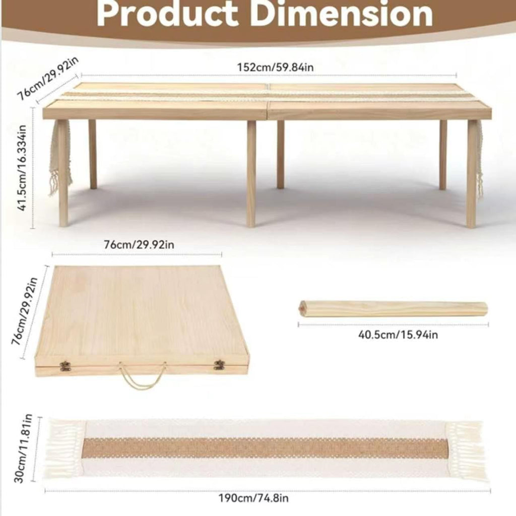 Folding Wooden Picnic Table X510