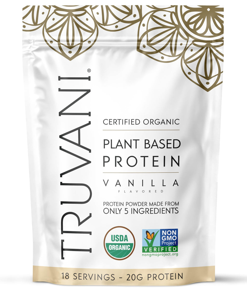 Organic Plant Based Protein Powder Vanilla 18 Servings O89720