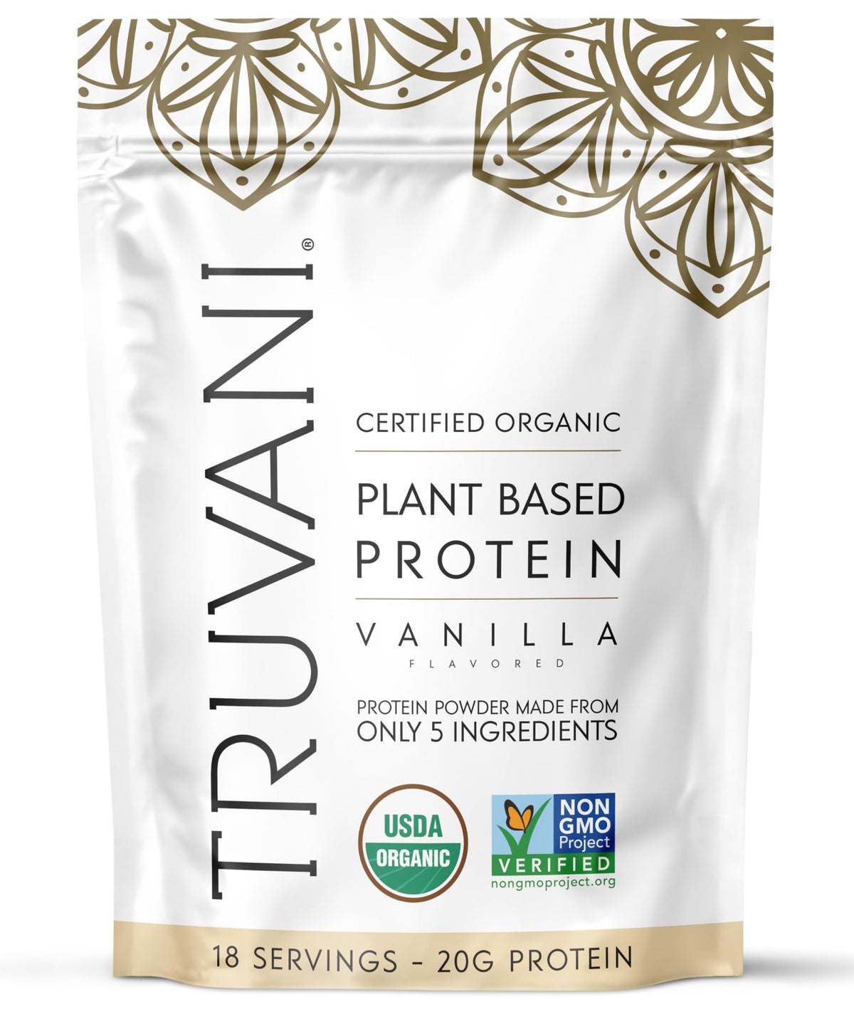 Organic Plant Based Protein Powder Vanilla 18 Servings O89720
