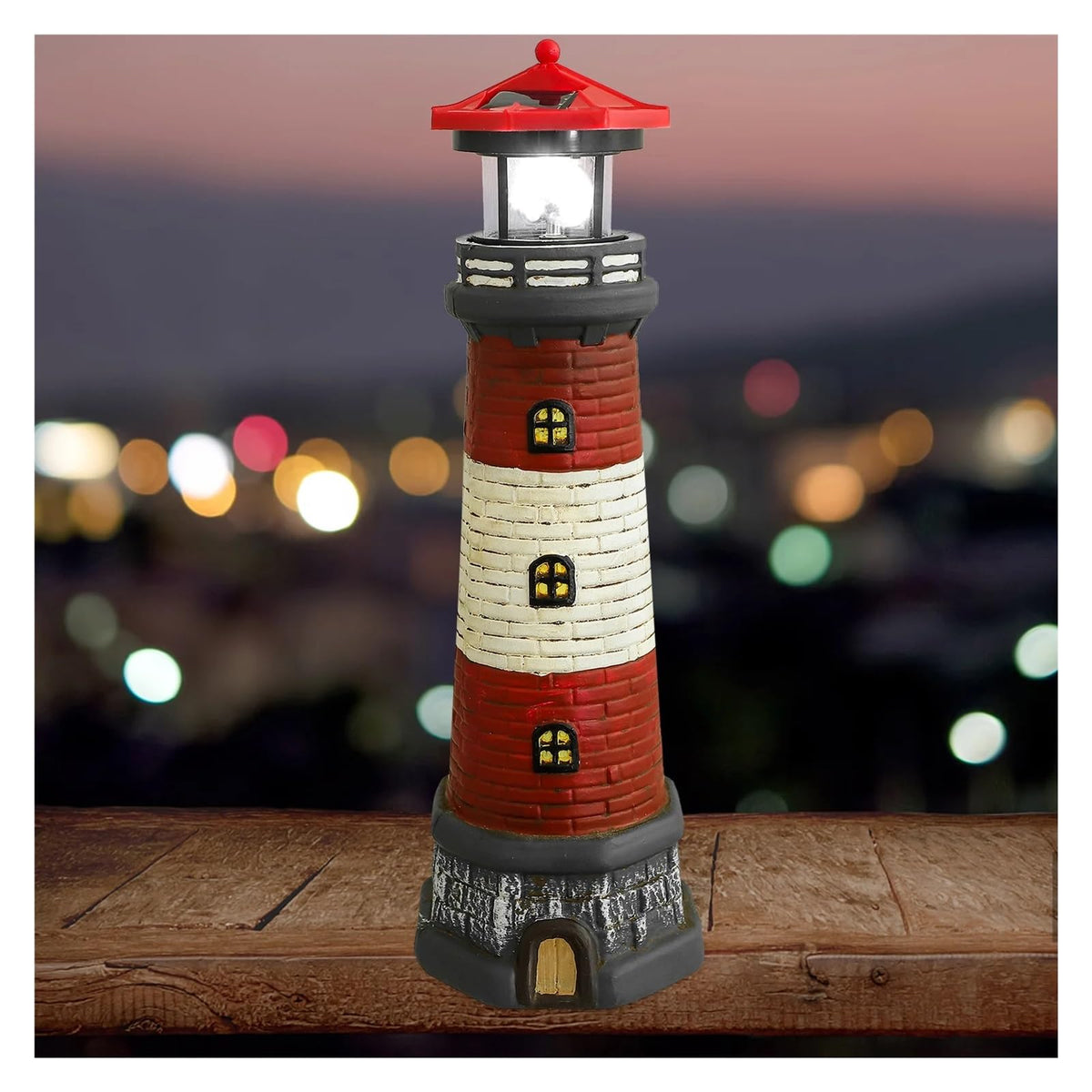 Solar Powered Lighthouse Q435