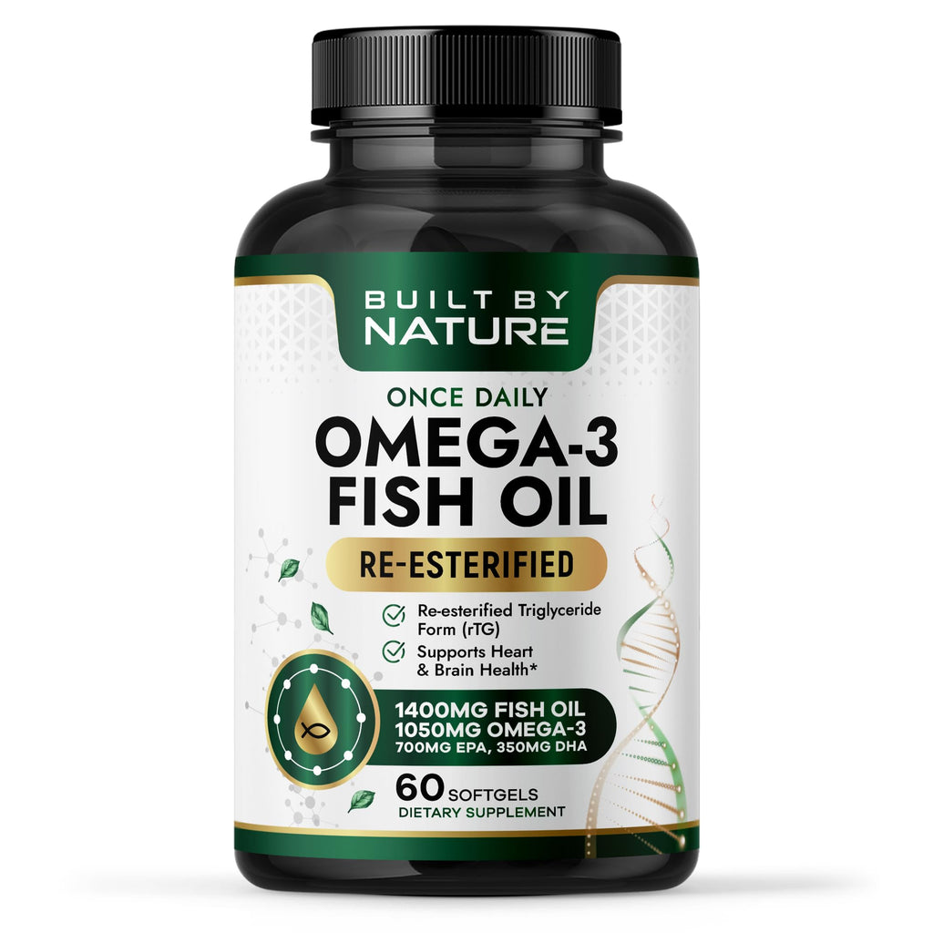 Omega 3 Fish Oil 1400 mg 60 Softgels M525916