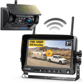 Magnetic Solar Wireless Backup Camera with 7" 1080P Monitor L2570