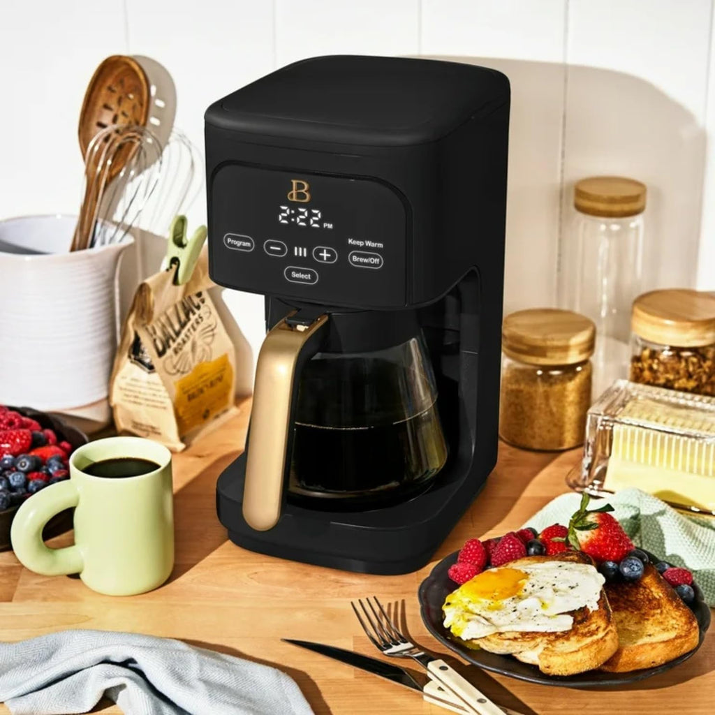 Programmable 12-Cup Drip Coffee Machine with Glass Carafe L2647