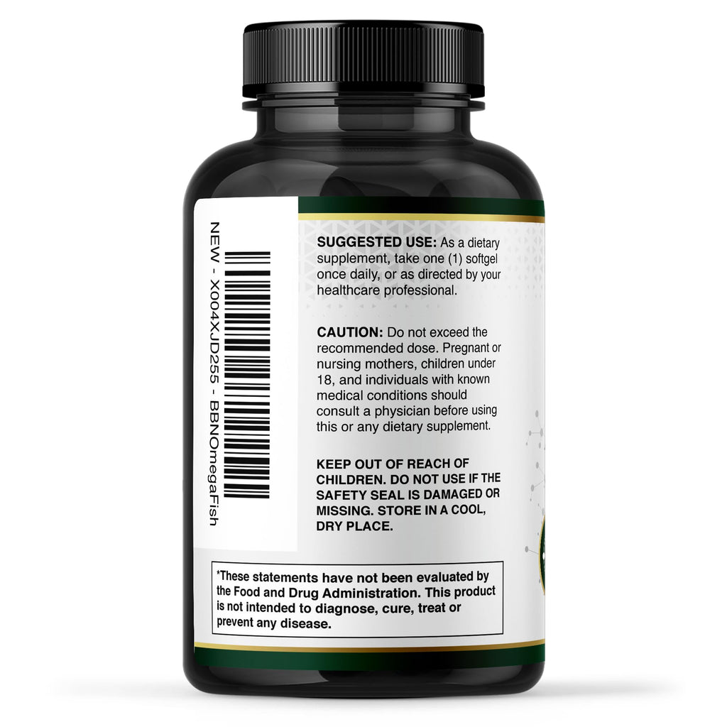 Omega 3 Fish Oil 1400 mg 60 Softgels M525916