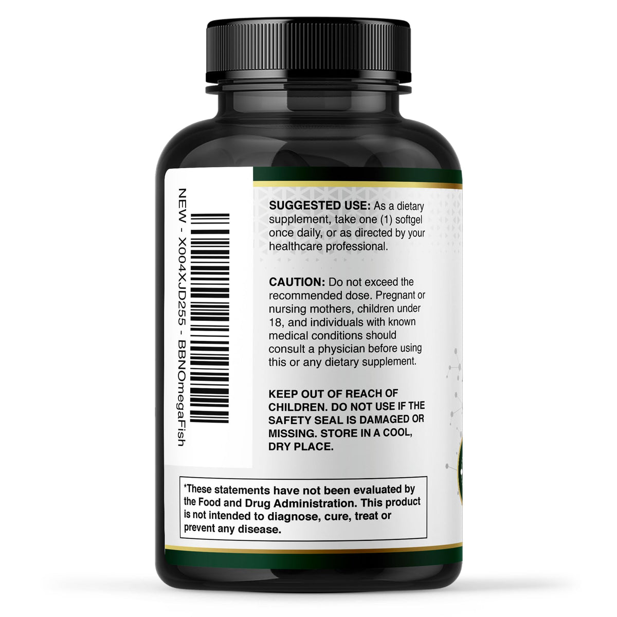 Omega 3 Fish Oil 1400 mg 60 Softgels M525916