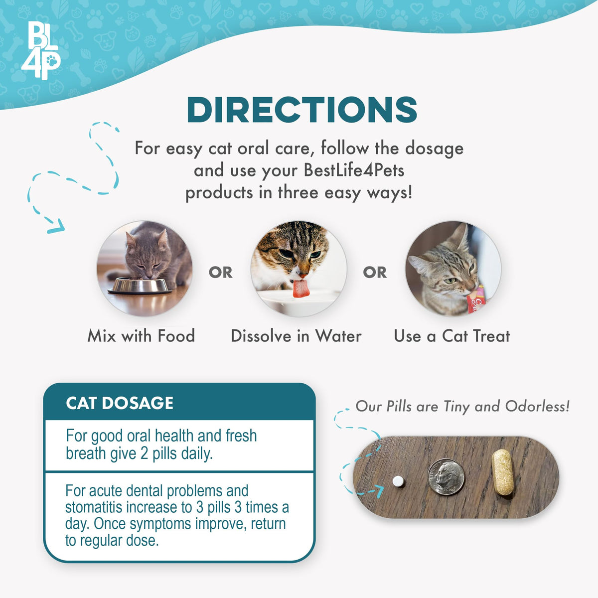 Cat Dental Care Supplement 400 Pills D5443