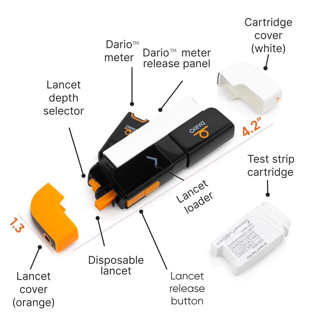 Smart Glucose Monitor Kit with 25 Strips W392