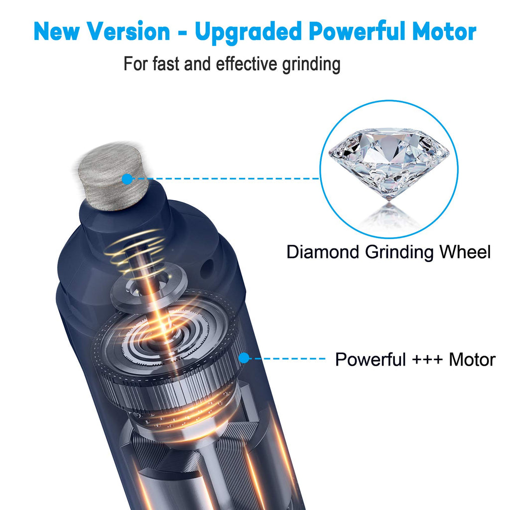 Dog Nail Grinder with 2 LED Light 2-Speed Electric Pet Nail Trimmer L838