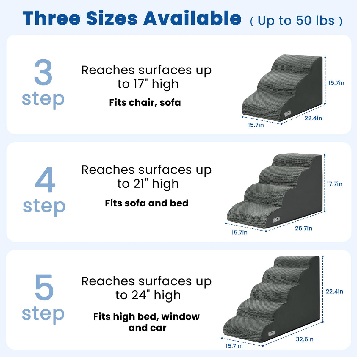 5-Step Pet Stairs L985614