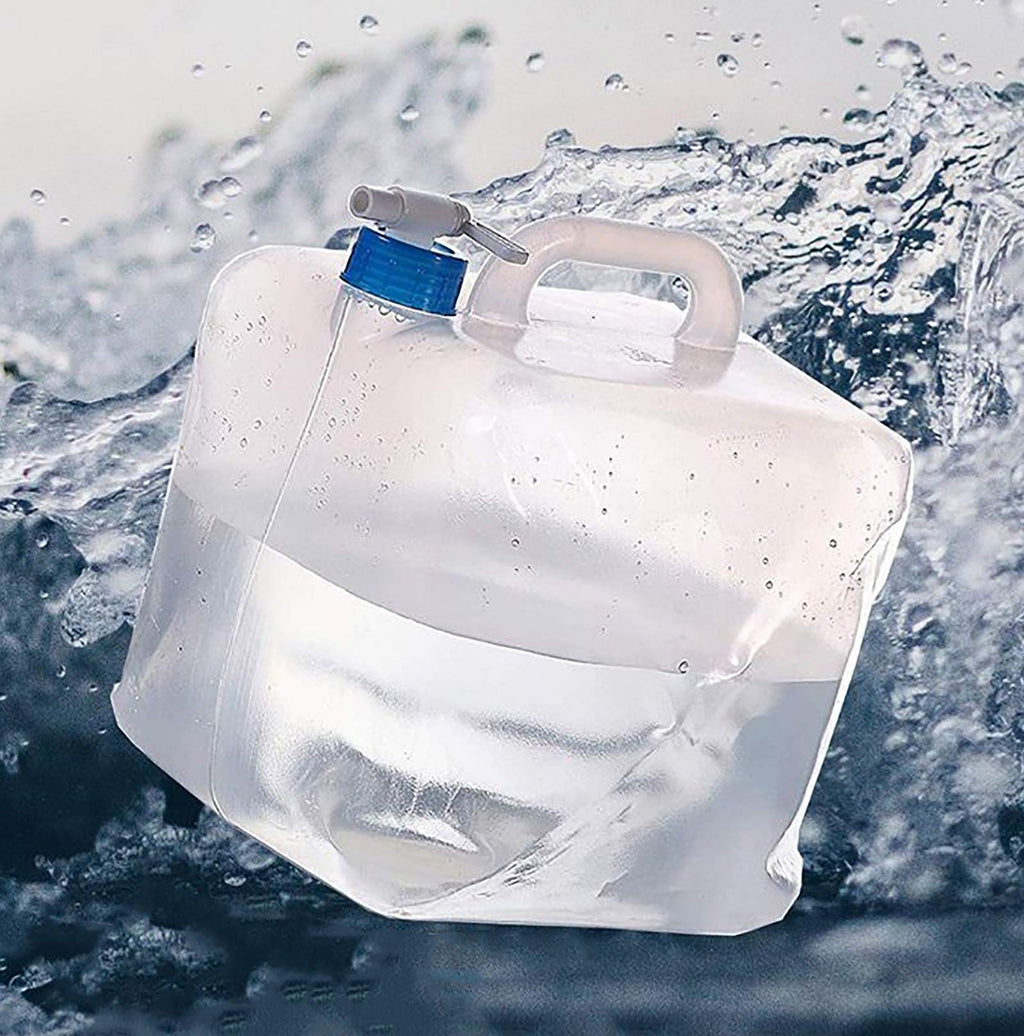 2 Pack 5.3 Gallon Collapsible Water Container with Spigot H596