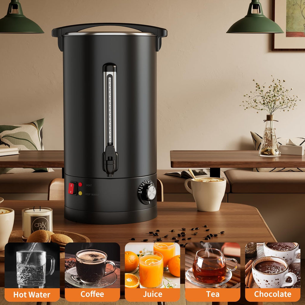 12 L Double Wall Stainless Steel Coffee Urn U69934