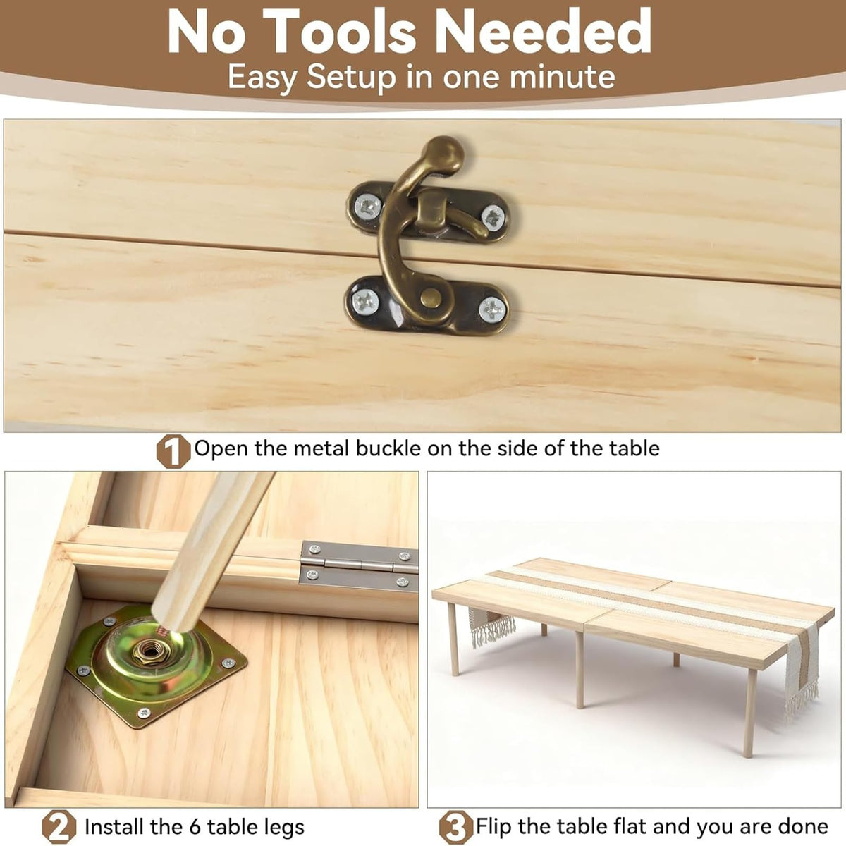 Folding Wooden Picnic Table X510