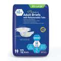 Adult Incontinence Briefs with Tabs, XX-Large, Bag of 12 B19329