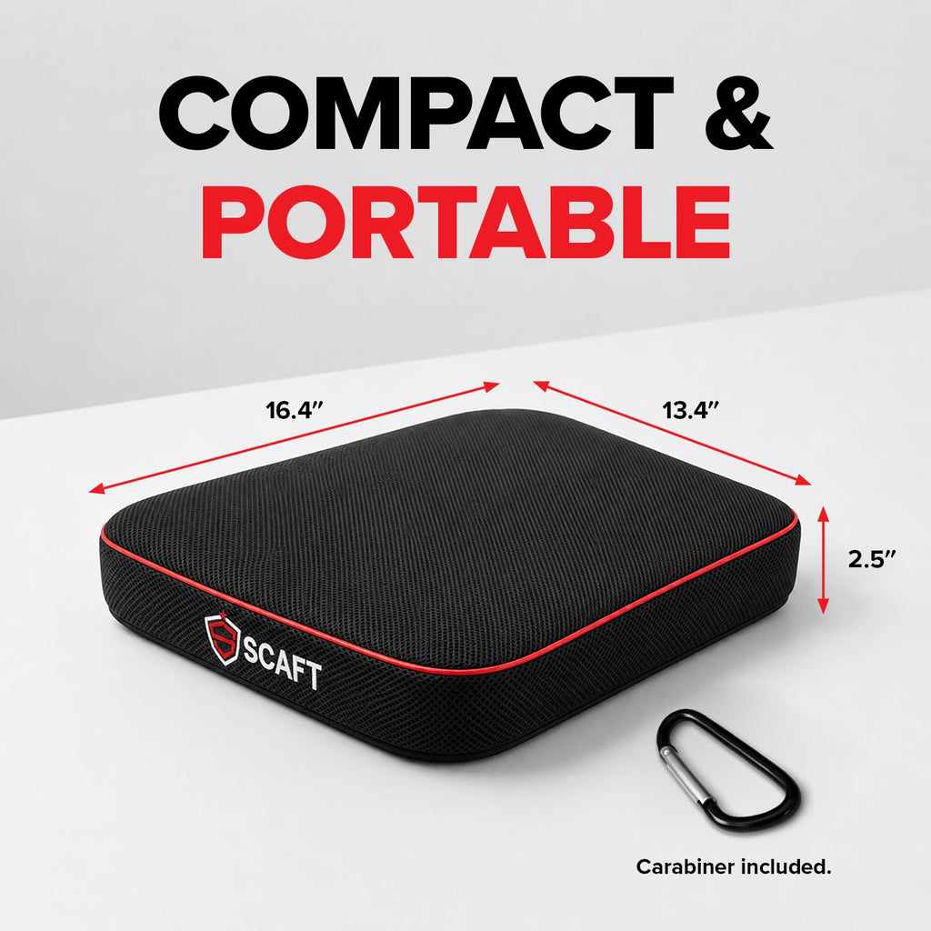 2.5" Thick Foam Stadium Seat Cushion, 2-Pack G79970