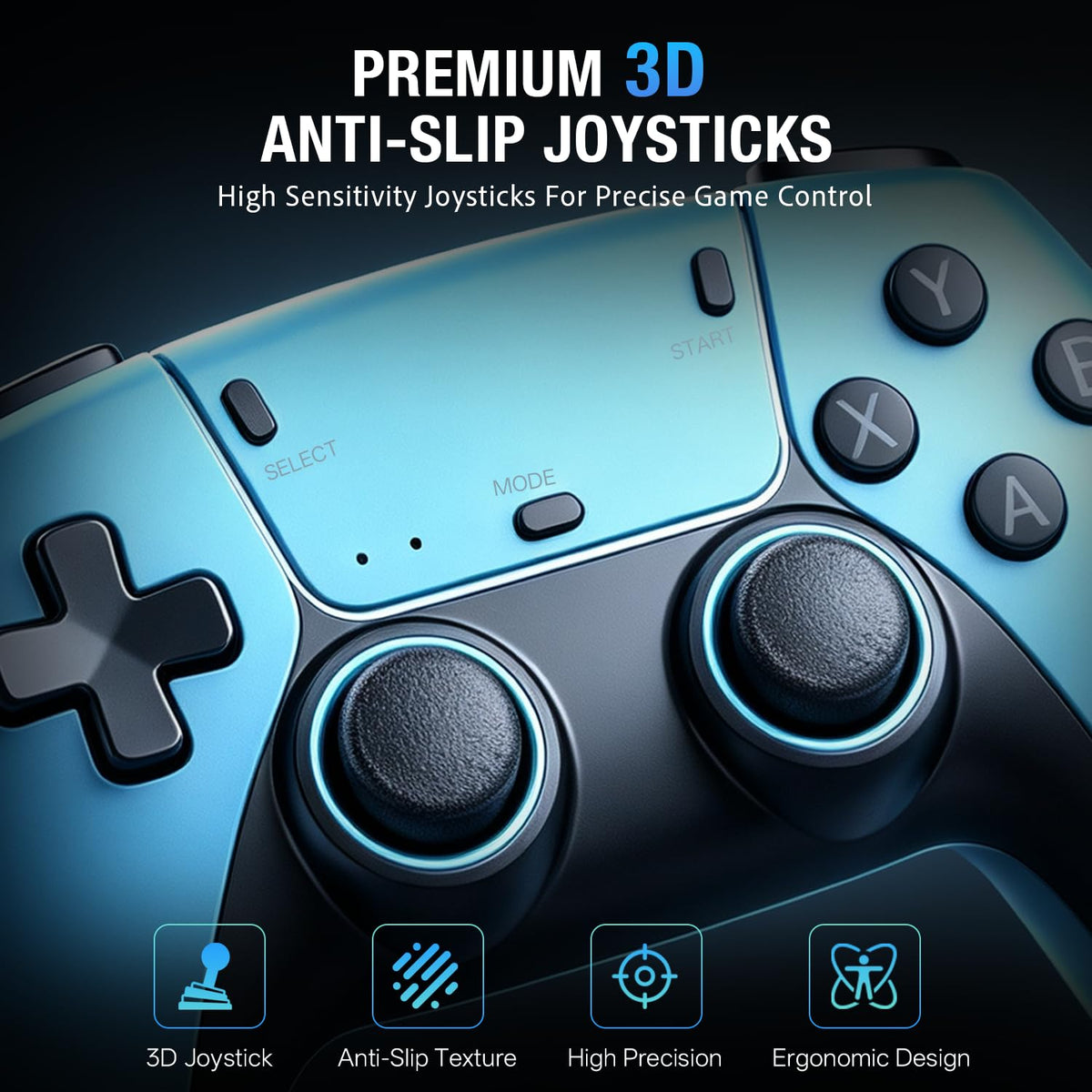 30000+ Games Retro Game Console, 4K HDMI Plug and Play Game Stick with 2.4GHz Wireless Controllers, 64GB 30+ Emulators U5898