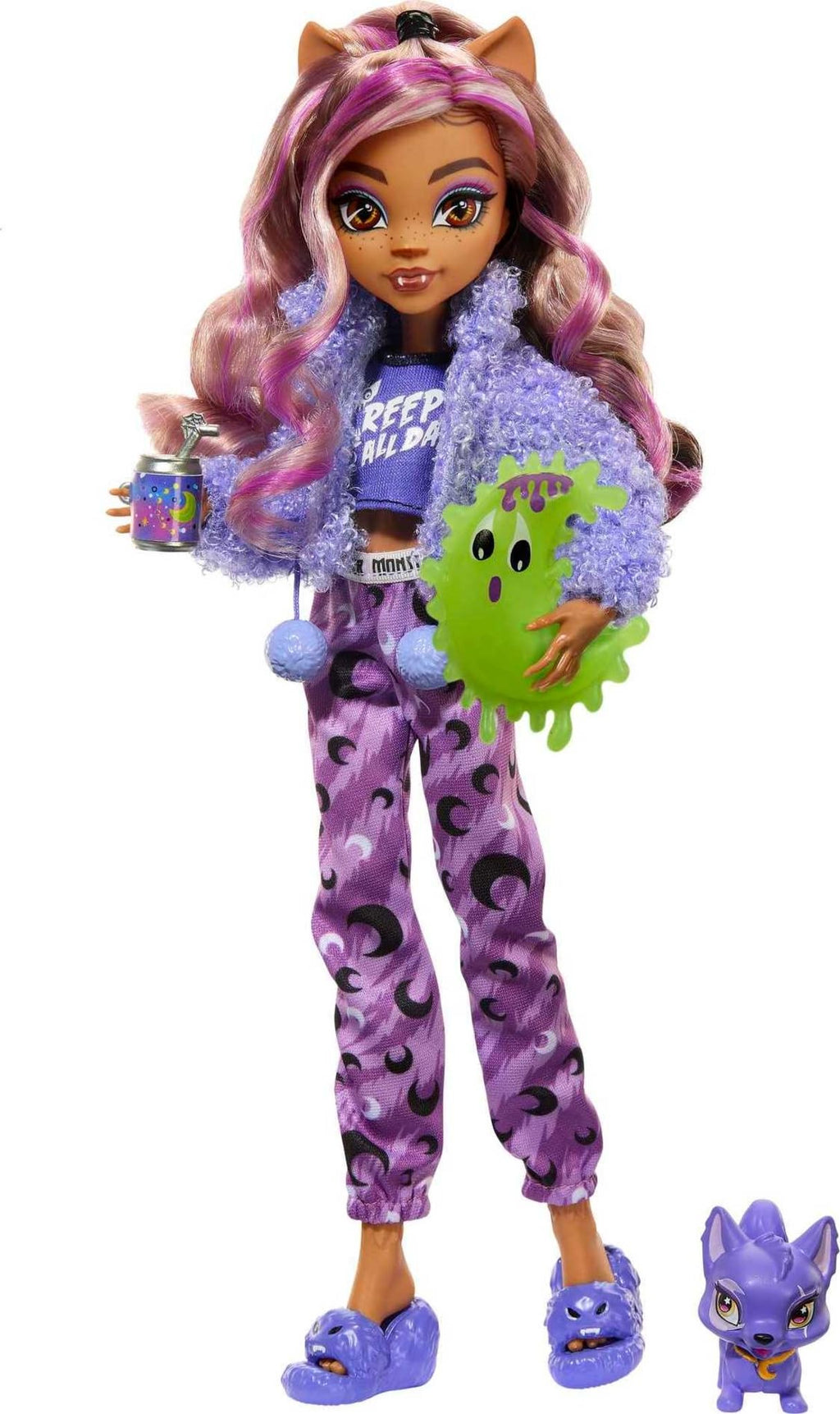 Doll with Pet Dog, Sleepover Clothes & Accessories D16420